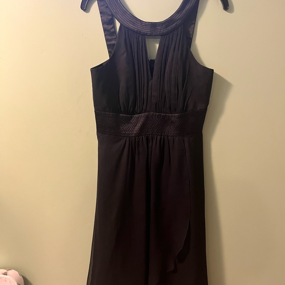 White House Black Market Backless Black Dress